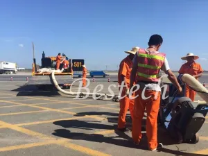 コンクリート床ショットブラストマシン