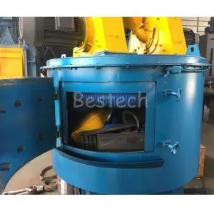 ターンテーブルショットブラスト洗浄機